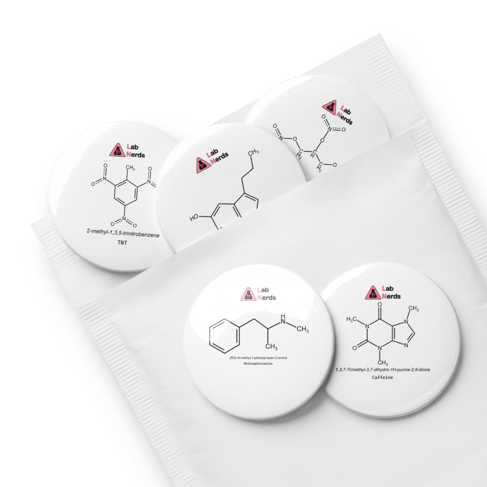 Organic molecules pin buttons v1